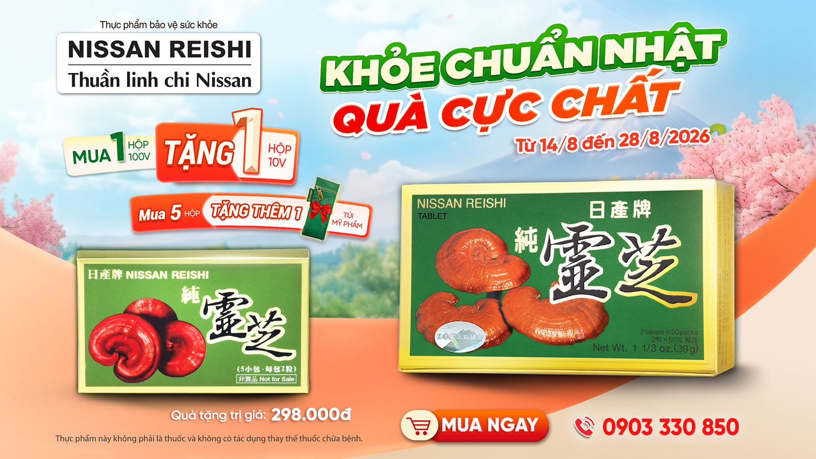 Mua 1 hộp tặng 1 hộp 10 viên